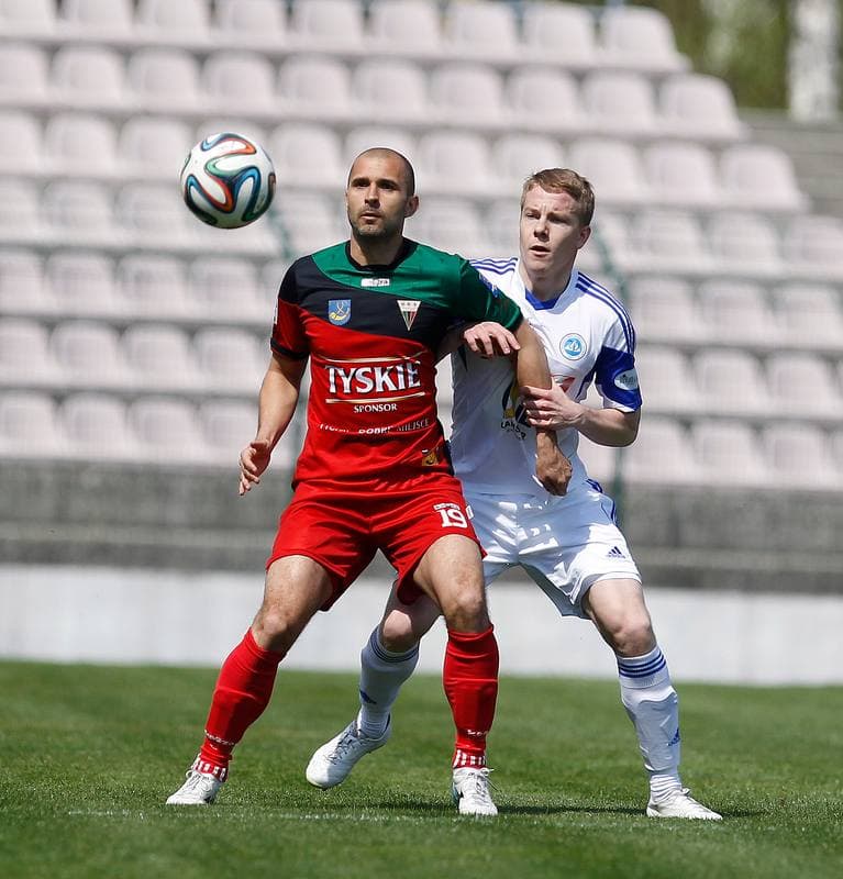 Football. I Liga. GKS Tychy - Wigry Suwalki. 25.04.2015