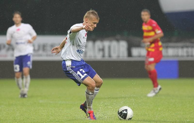Football. T-Mobile Ekstraklasa. Podbeskidzie Bielsko-Biala - Jagiellonia Bialystok. 01.08.2011
