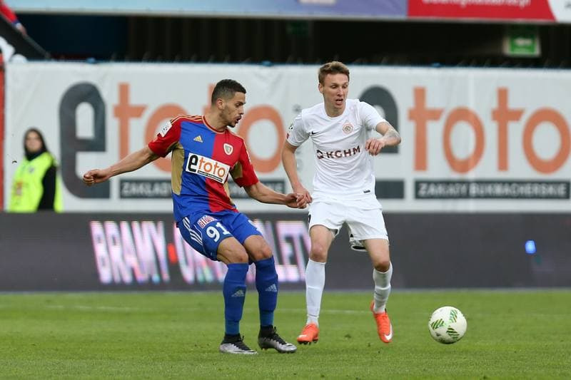 Football. Ekstraklasa. Piast Gliwice - Zaglebie Lubin. 15.05.2016
