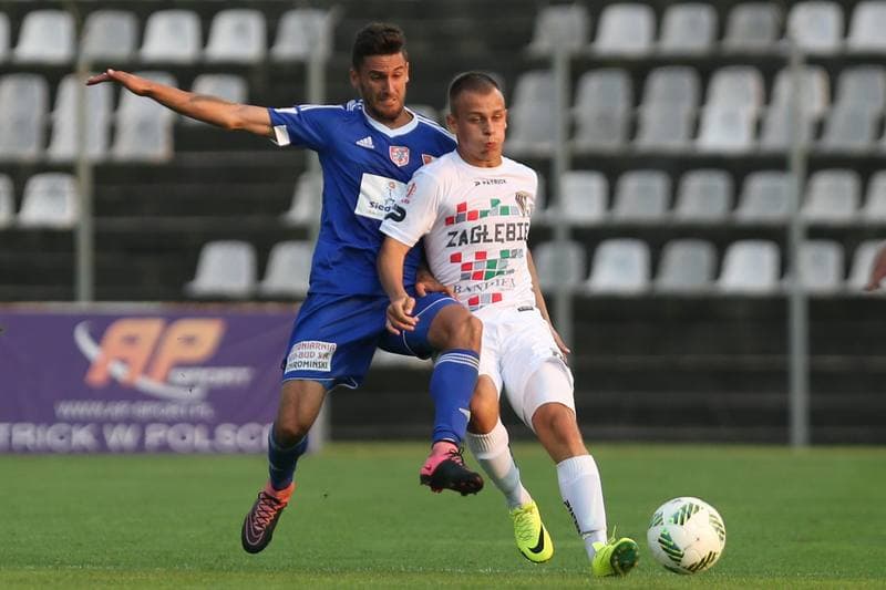 Football. I Liga. Zaglebie Sosnowiec - Pogon Siedlce. 06.08.2016