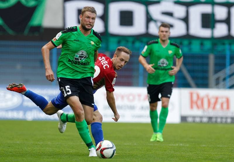 Football. T-Mobile Ekstraklasa. Piast Gliwice - Gornik Leczna. 07.11.2014