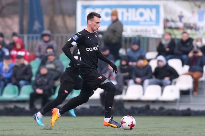 Football. Sparing. Zaglebie Sosnowiec - Cracovia Krakow. 17.01.2018