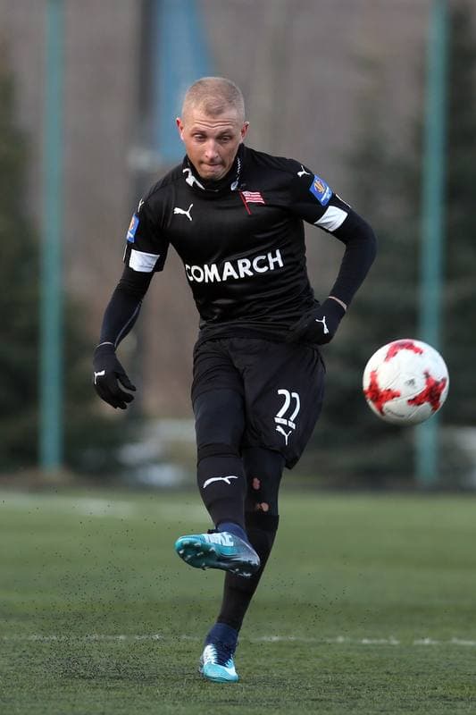 Football. Sparing. Zaglebie Sosnowiec - Cracovia Krakow. 17.01.2018