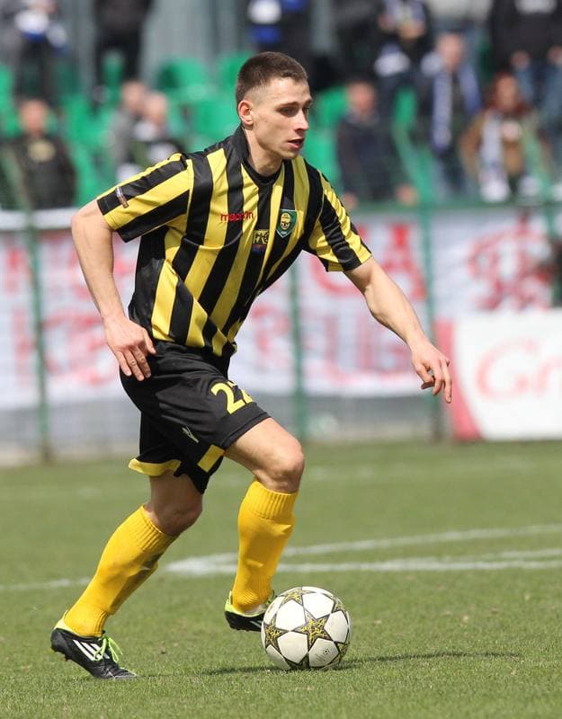 Football. I liga. GKS Katowice - Zawisza Bydgoszcz. 14.04.2013
