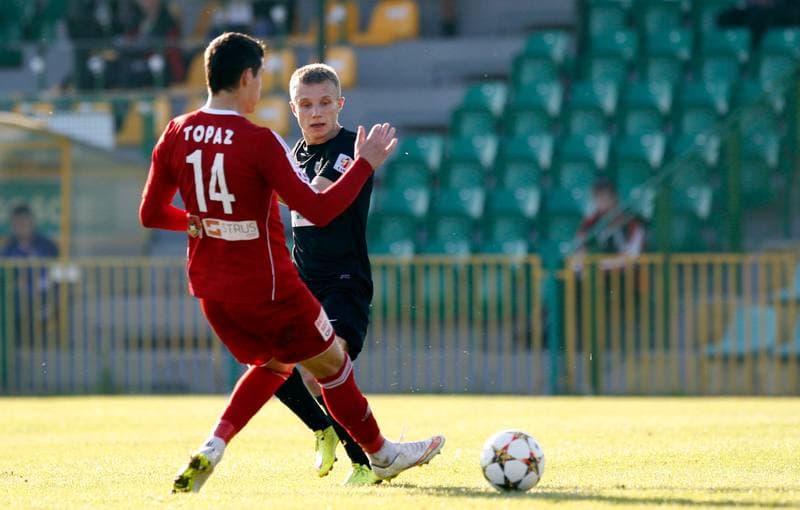 Football. I Liga. Rozwoj Katowice - Pogon Siedlce. 24.10.2015