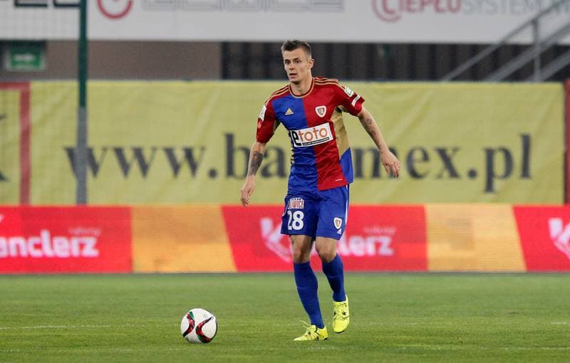 Football. T-Mobile Ekstraklasa. Piast Gliwice - Korona Kielce. 22.03.2015