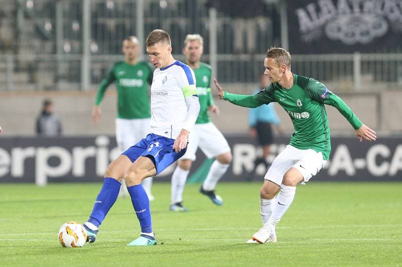 Football. UEFA Europa League. FK Jablonec - Dynamo Kyiv. 04.10.2018