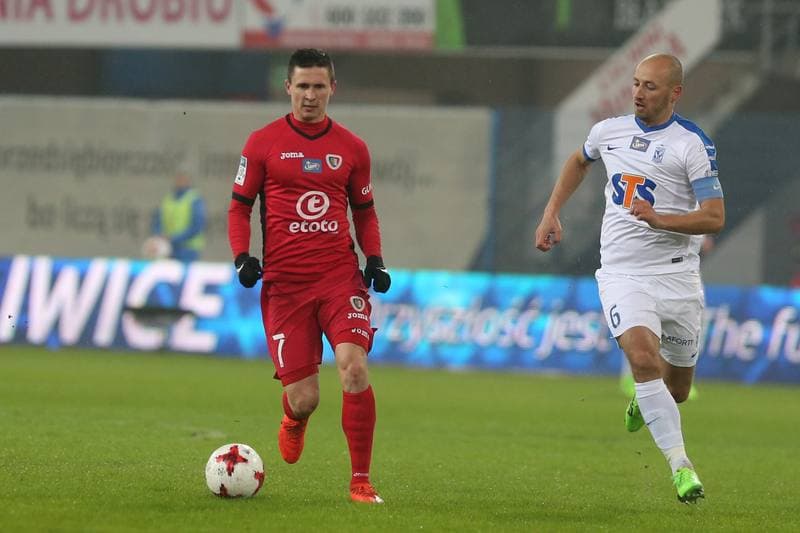 Football. Lotto Ekstraklasa. Piast Gliwice - Lech Poznan. 18.02.2017