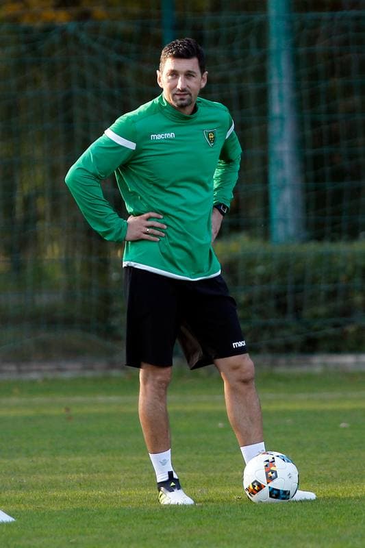 Football. GKS Katowice. Training. 15.10.2018