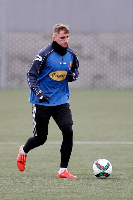 Football. Rozwoj Katowice. Training. 13.01.2016
