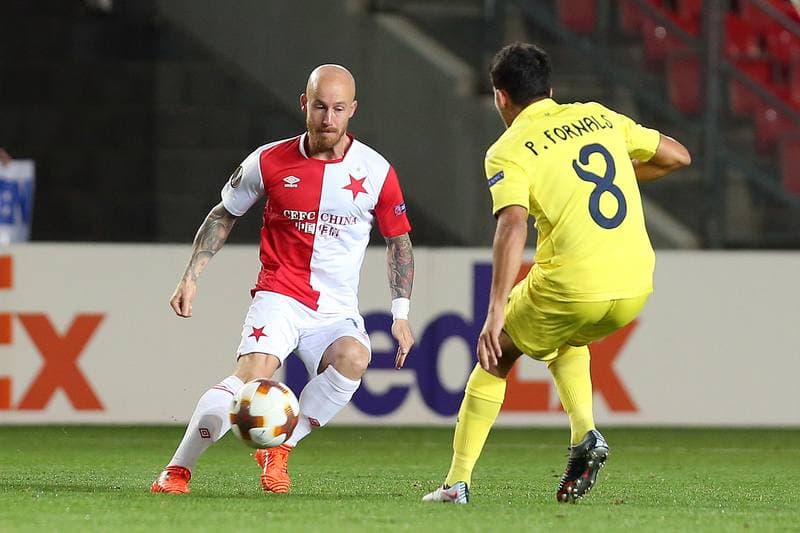 Football. UEFA Europa League. Slavia Prague - Villarreal CF. 02.11.2017