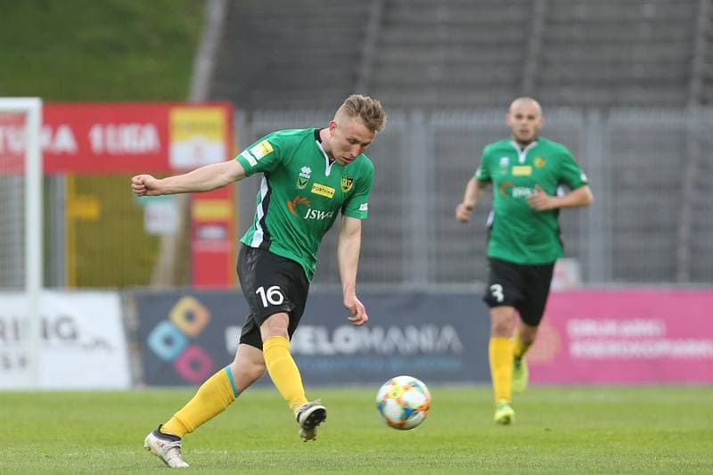 Football. Fortuna I Liga. GKS 1962 Jastrzebie - Bytovia Bytow. 24.04.2019