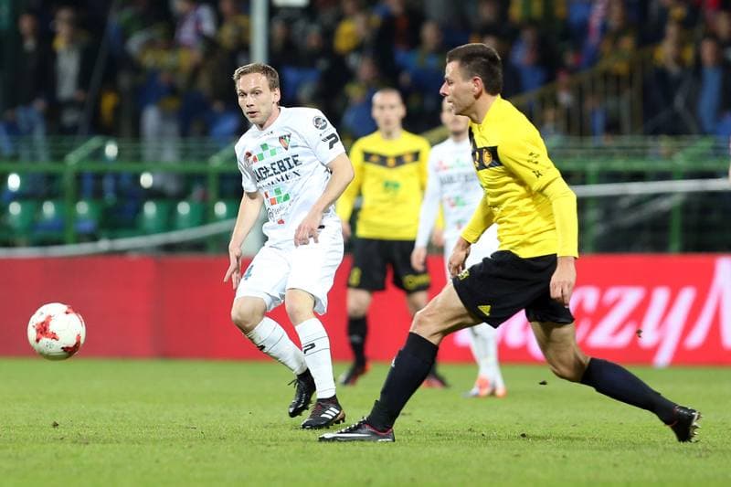 Football. Nice I Liga. GKS Katowice - Zaglebie Sosnowiec. 31.03.2018