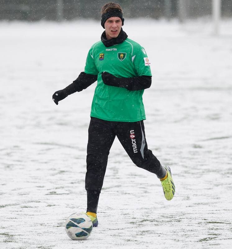 Football. Sparing. GKS Katowice - Gornik Leczna. 25.01.2014