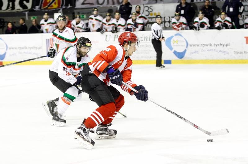 Ice Hockey. Polish Hockey League. GKS Tychy - Comarch Cracovia. 24.03.2016