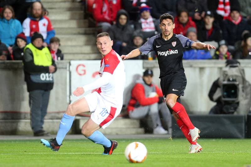 Football. UEFA Europa League. Slavia Prague - Sevilla FC. 14.03.2019