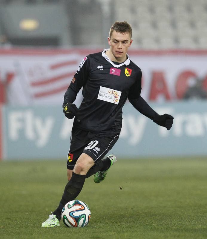 Football. T-Mobile Ekstraklasa. Cracovia Krakow - Jagiellonia Bialystok. 06.12.2014