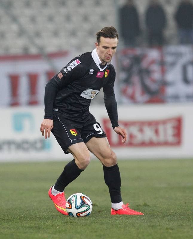 Football. T-Mobile Ekstraklasa. Cracovia Krakow - Jagiellonia Bialystok. 06.12.2014
