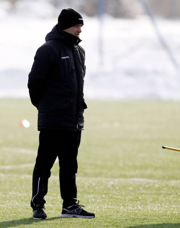 Football. GKS Katowice. Training. 19.01.2015