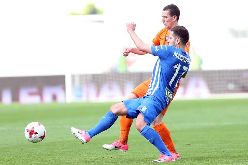 Football. Lotto Ekstraklasa. Bruk-Bet Termalica Nieciecza - Lech Poznan. 07.05.2017