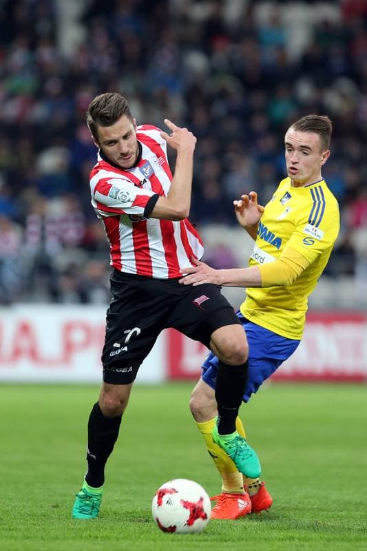 Football. Lotto Ekstraklasa. Cracovia Krakow - Arka Gdynia. 08.05.2017