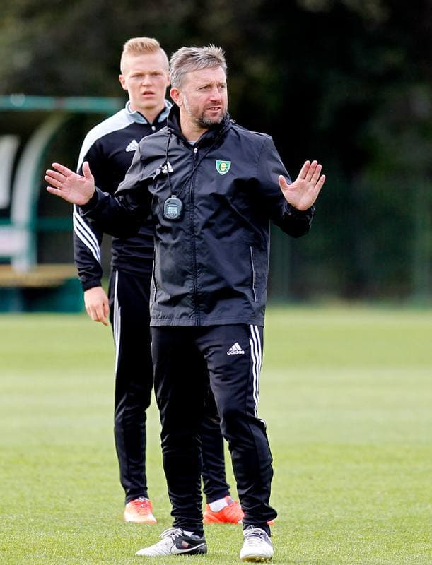 Football. GKS Katowice. Training. 19.01.2015