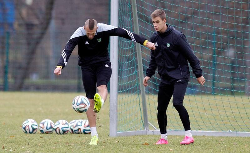 Football. GKS Katowice. Training. 19.01.2015