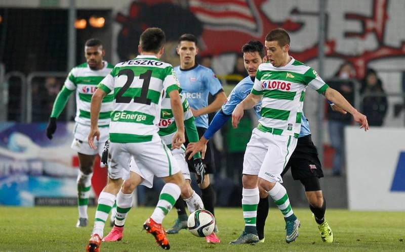 Football. T-Mobile Ekstraklasa. Cracovia Krakow - Lechia Gdansk. 04.12.2013
