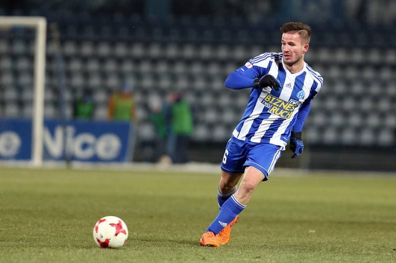 Football. Nice I Liga. Ruch Chorzow - Podbeskidzie Bielsko-Biala. 17.03.2018