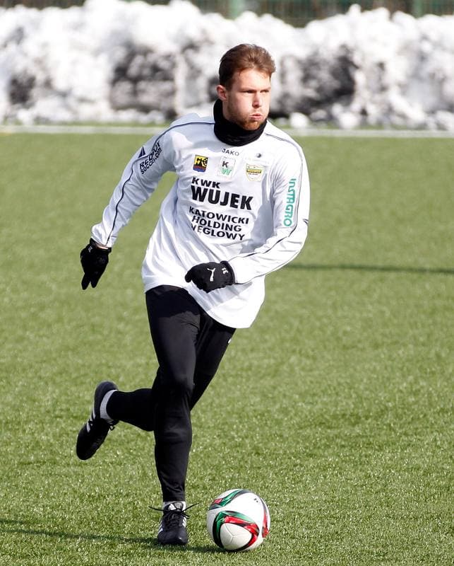 Football. Sparing. Rozwoj Katowice - Rekord Bielsko Biala. 20.02.2016