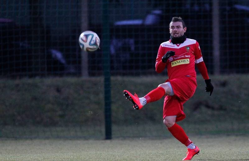 Football. Sparing. Zaglebie Sosnowiec - Gornik Piaski. 24.02.2016