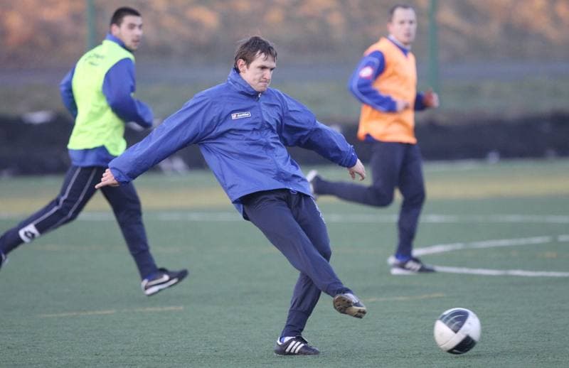 Football. Ruch Chorzow. Training. 05.09.2012