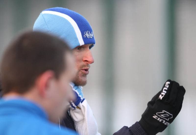 Football. Sparing. Gornik Zabrze - Hutnik Krakow. 28.01.2011