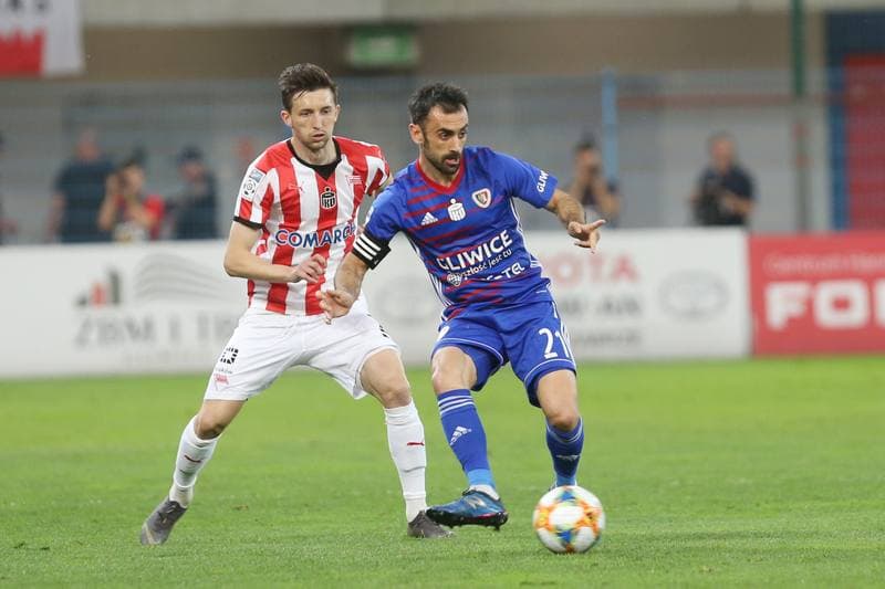 Football. Lotto Ekstraklasa. Piast Gliwice - Cracovia Krakow. 26.04.2019