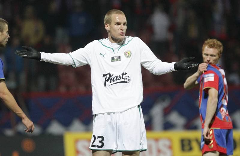 Football. Bytom Ekstraklasa. Polonia Bytom - Slask Wroclaw. 22.10.2010