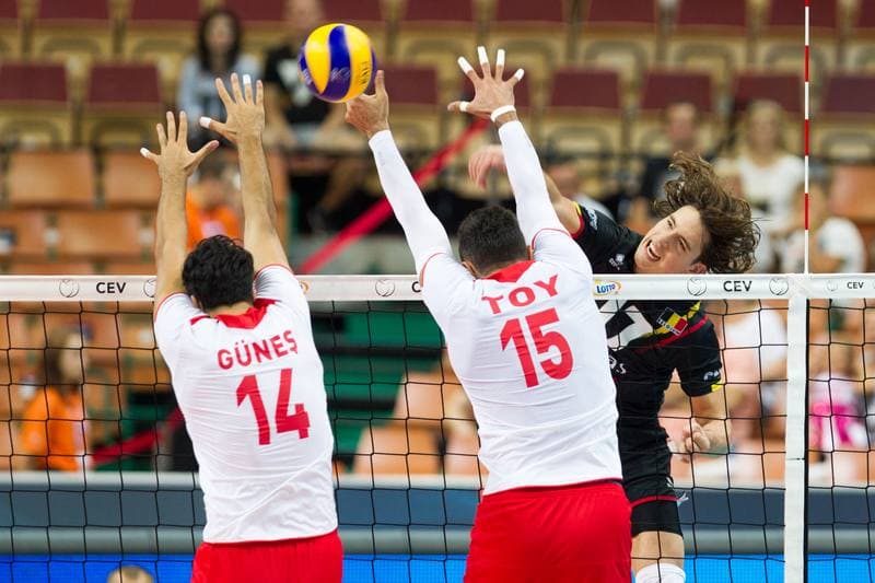 Volleyball. CEV EuroVolley 2017. Belgium - Turkey. 27.08.2017