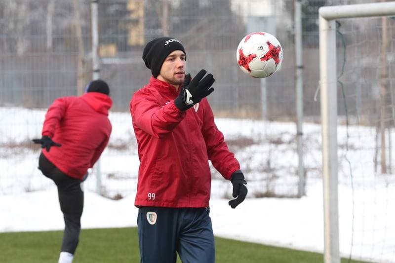 Football. Piast Gliwice. Training. 02.02.2017