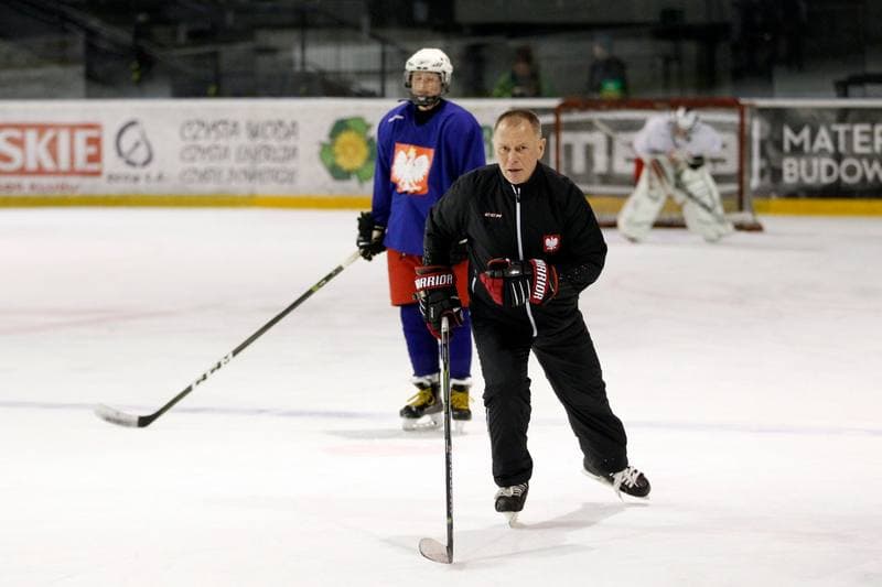 Ice Hockey. Poland national team. Training. 28.12.2018