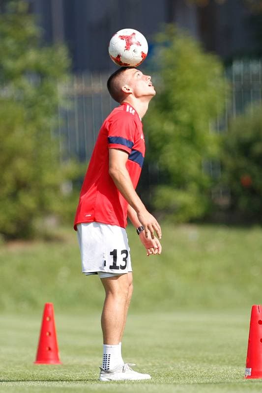 Football. Gornik Zabrze. Training. 11.08.2017