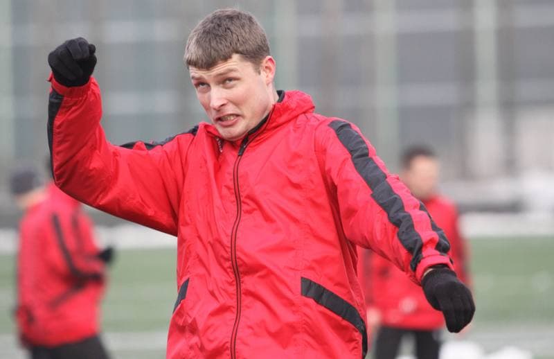 Football. Gornik Zabrze. Training. 11.01.2011