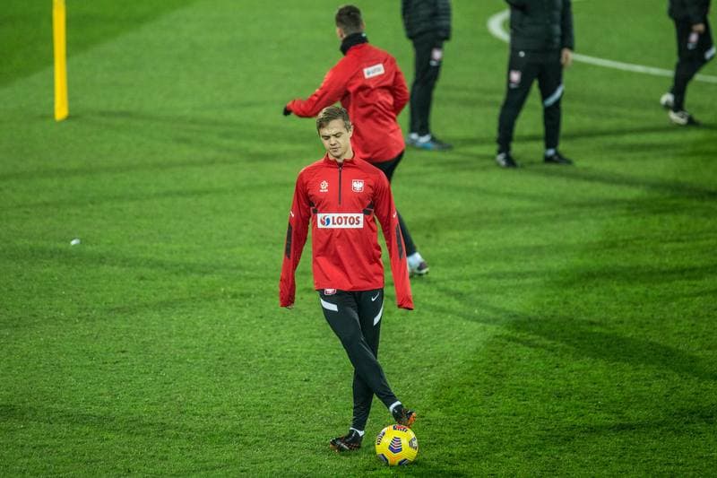 Football. Poland national team. Training. 09.11.2020