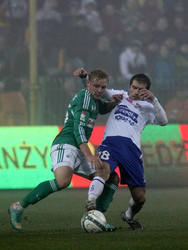 Football. T-Mobile Ekstraklasa. Podbeskidzie Bielsko-Biala - Legia Warsaw. 08.03.2013