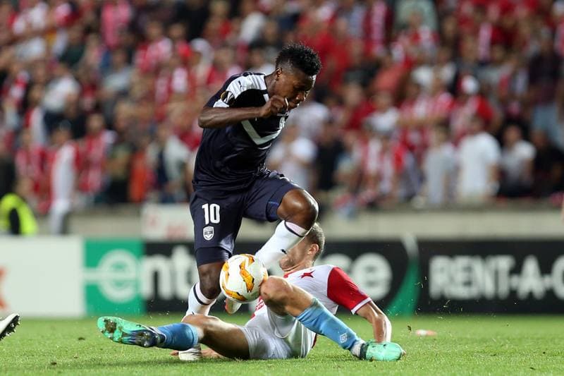 Football. UEFA Europa League. Slavia Prague - Girondins Bordeaux. 20.09.2018