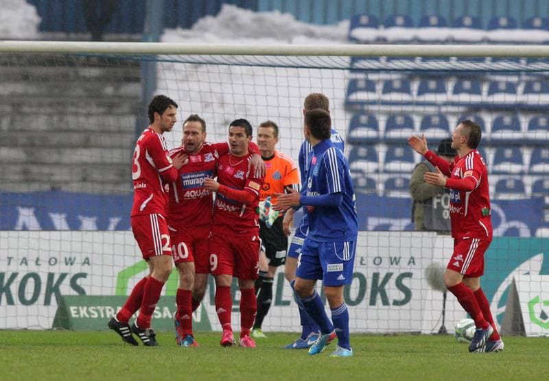 Football. T-Mobile Ekstraklasa. Ruch Chorzow - Podbeskidzie Bielsko-Biala. 18.03.2012