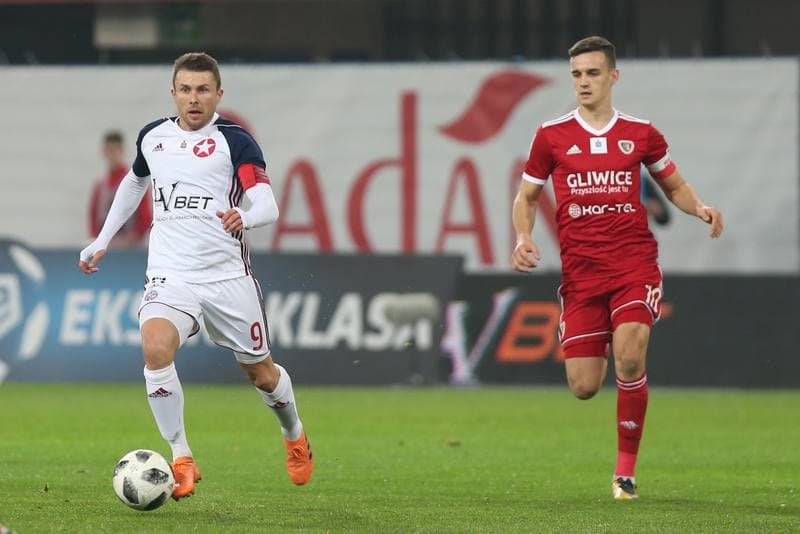 Football. Lotto Ekstraklasa. Piast Gliwice - Wisla Krakow. 02.11.2018