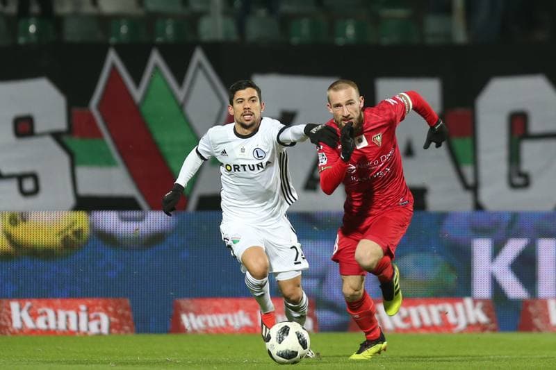 Football. Lotto Ekstraklasa. Zaglebie Sosnowiec - Legia Warsaw. 20.12.2018