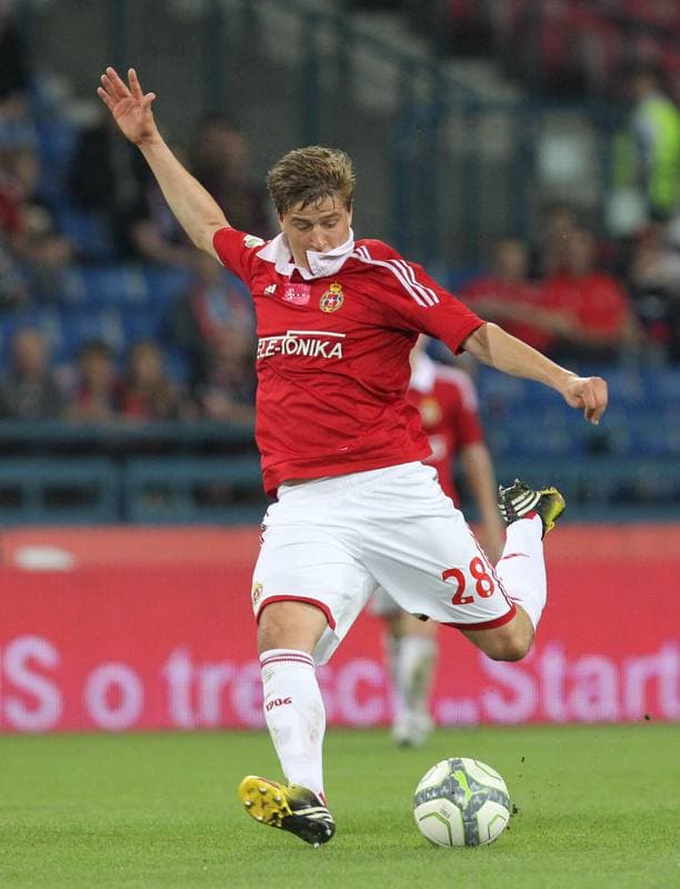 Football. T-Mobile Ekstraklasa. Wisla Krakow - Widzew Lodz. 26.04.2013