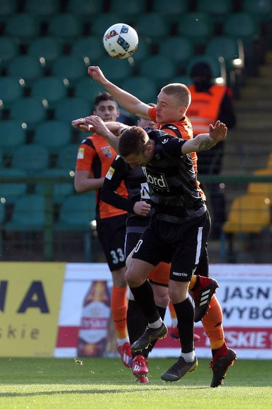 Football. Fortuna I Liga. GKS Katowice - Chrobry Glogow. 07.04.2019