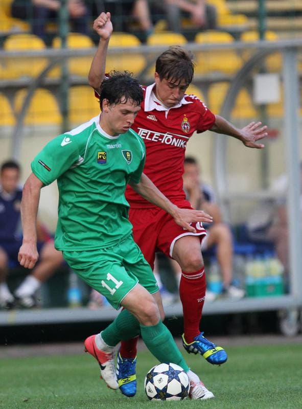 Football. Sparing. GKS Katowice - Wisla Krakow. 06.07.2013