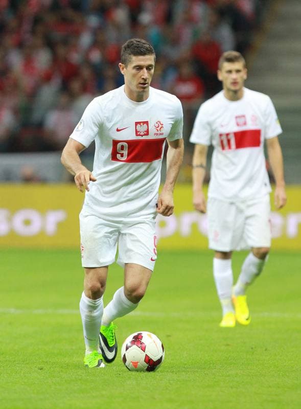 Football. 2014 FIFA World Cup Qualifiers. Poland - Montenegro. 06.09.2013